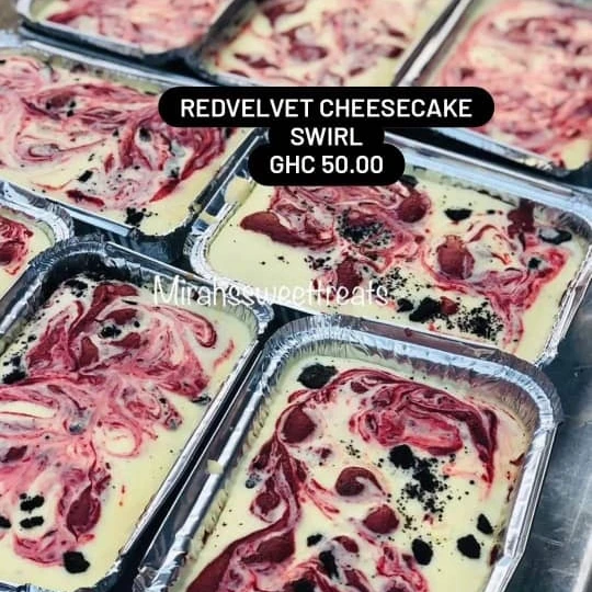 Redvelvet cheesecake swirl