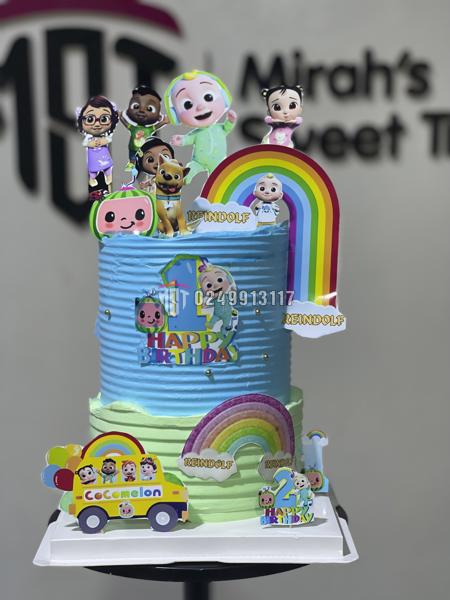 6 inches WC Cake (3 preferred flavours with cartoon characters)