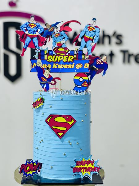 6 inches WC Cake (3 preferred flavours with cartoon characters)